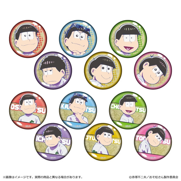 『おそ松さん』金屏風柄缶バッジ【BOX】