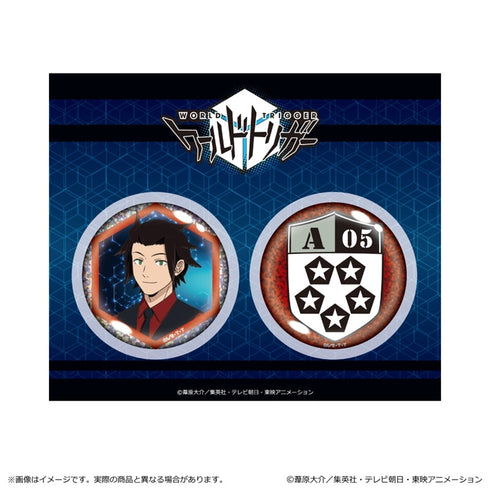 『ワールドトリガー』<黒ベストスーツver.> 第3 弾 ホログラム缶バッジセット/嵐山 准