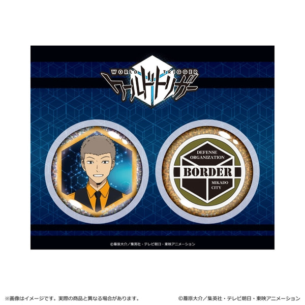 『ワールドトリガー』<黒ベストスーツver.> 第3 弾 ホログラム缶バッジセット/柿崎 国治