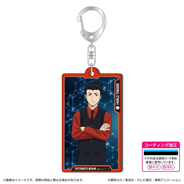 『ワールドトリガー』<黒ベストスーツver.> 第3 弾 メタルアクキー/生駒 達人