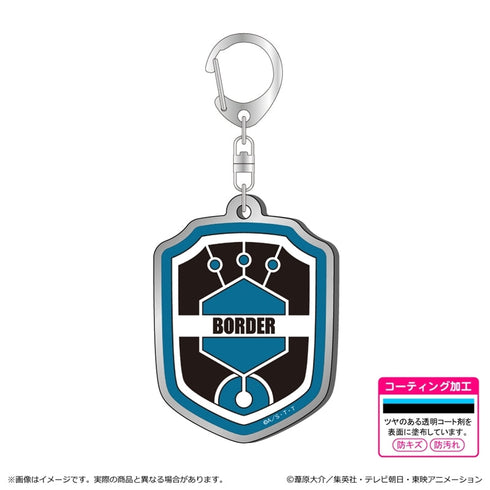 『ワールドトリガー』<黒ベストスーツver.> 第3 弾 メタルアクキー/玉狛支部エンブレム(迅)