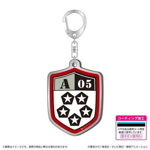 『ワールドトリガー』<黒ベストスーツver.> 第3 弾 メタルアクキー/嵐山隊エンブレム