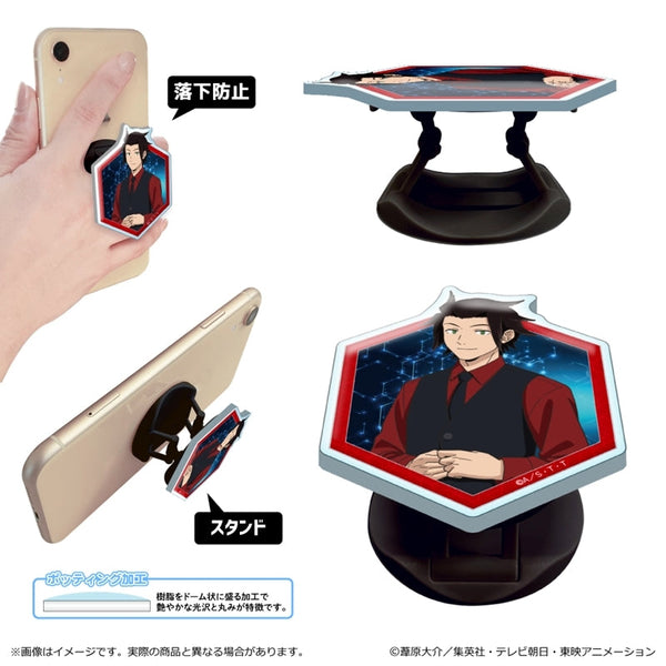 『ワールドトリガー』<黒ベストスーツver.> 第3 弾 アクリルスマホグリップ/嵐山 准