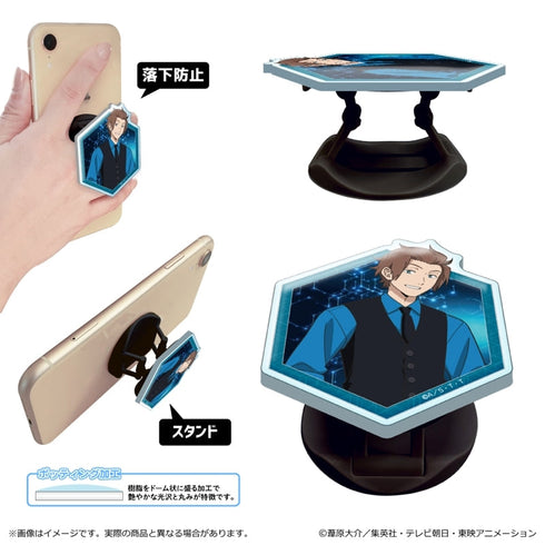 『ワールドトリガー』<黒ベストスーツver.> 第3 弾 アクリルスマホグリップ/迅 悠一