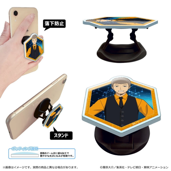 『ワールドトリガー』<黒ベストスーツver.> 第3 弾 アクリルスマホグリップ/柿崎 国治