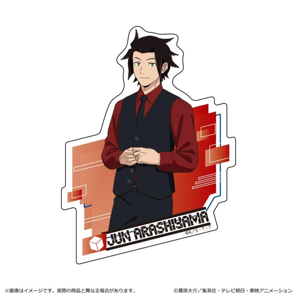 『ワールドトリガー』<黒ベストスーツver.> 第3 弾 ステッカー/嵐山 准