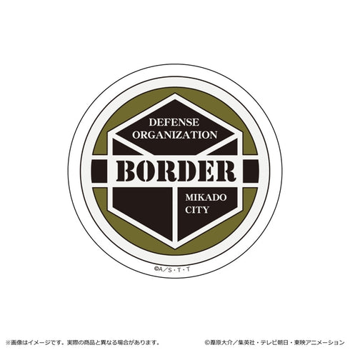 『ワールドトリガー』<黒ベストスーツver.> 第3 弾 ステッカー/ボーダーエンブレム