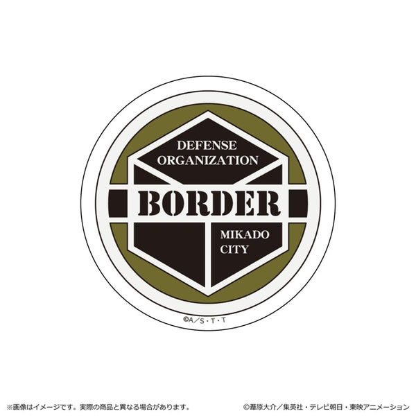 『ワールドトリガー』<黒ベストスーツver.> 第3 弾 ステッカー/ボーダーエンブレム