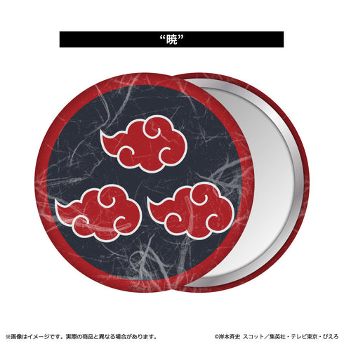 『NARUTO-ナルト- 疾風伝』和紙風缶ミラー "暁"