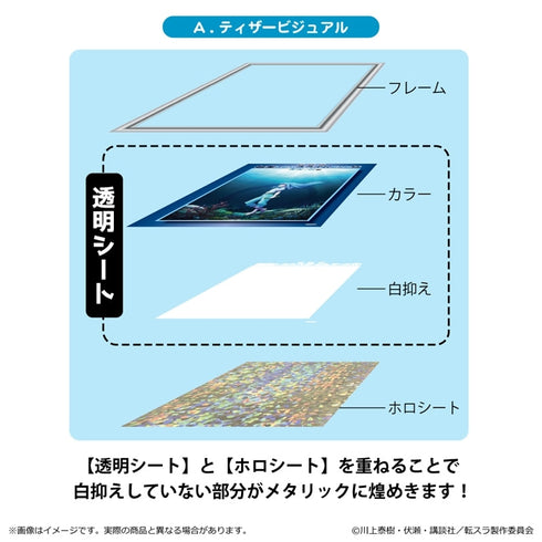 『転生したらスライムだった件 蒼海の涙編』ホログラムアート/A. ティザービジュアル