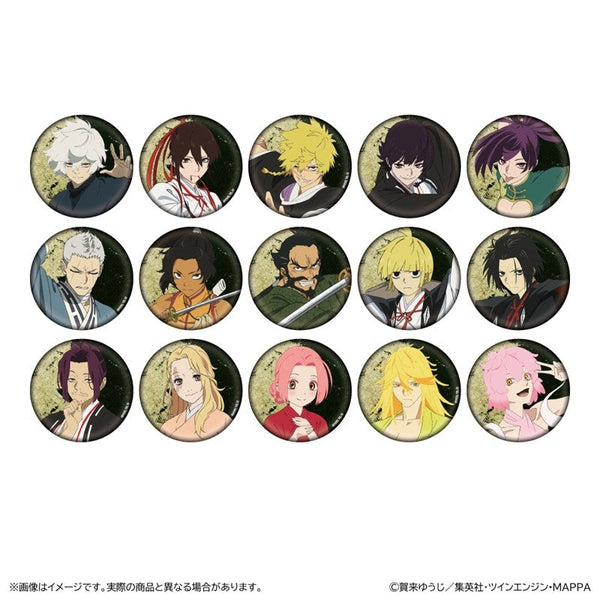 『地獄楽』金屏風柄缶バッジ【BOX】