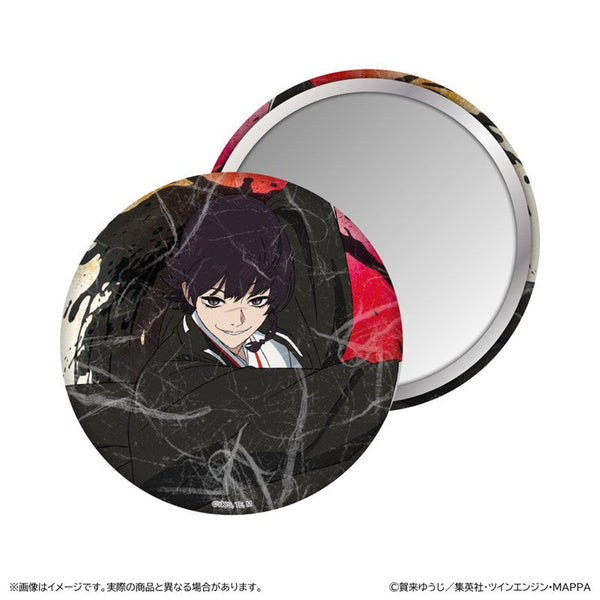 『地獄楽』和紙風柄缶ミラー/山田浅ェ門 桐馬