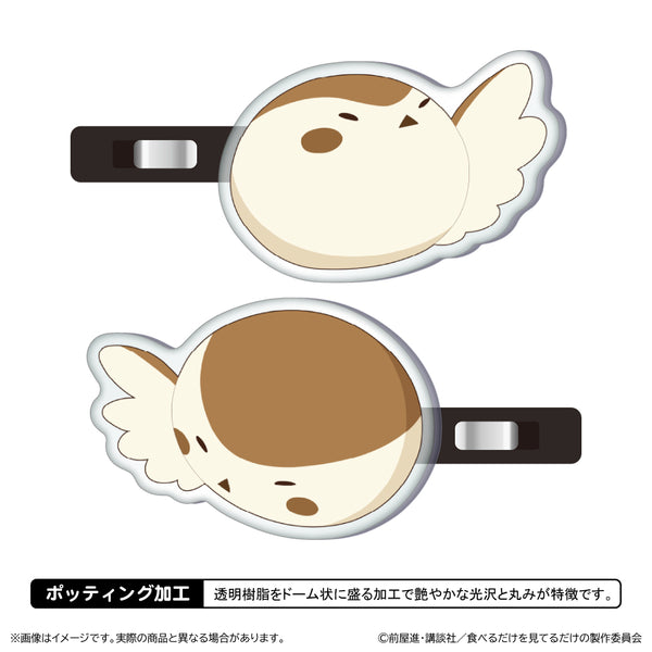 『メイドさんは食べるだけ』アクリル前髪クリップ