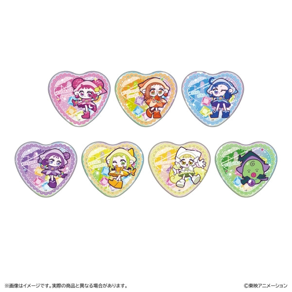 『おジャ魔女どれみにょん』トレーディングハート型缶バッジ【BOX】