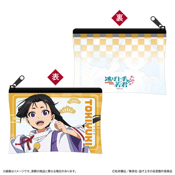 "The Young Lord Who's Good at Running Away" Mini Clear Pouch / Hojo Tokiyuki