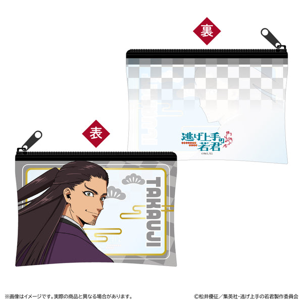 "The Young Lord Who's Good at Running Away" Mini Clear Pouch / Ashikaga Takauji