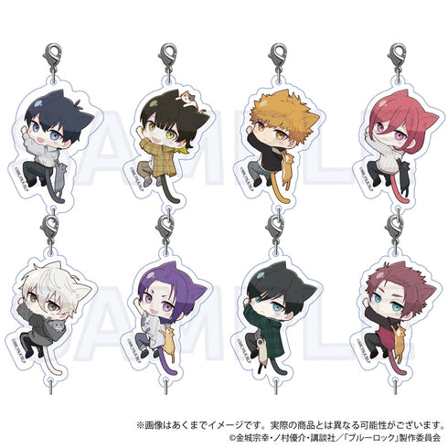 『ブルーロック』トレーディングつながるチャーム ひっつきにゃんVer.【BOX】