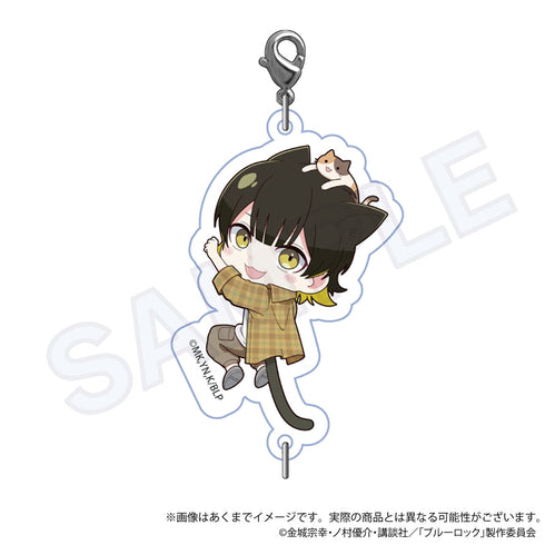 『ブルーロック』トレーディングつながるチャーム ひっつきにゃんVer.【BOX】