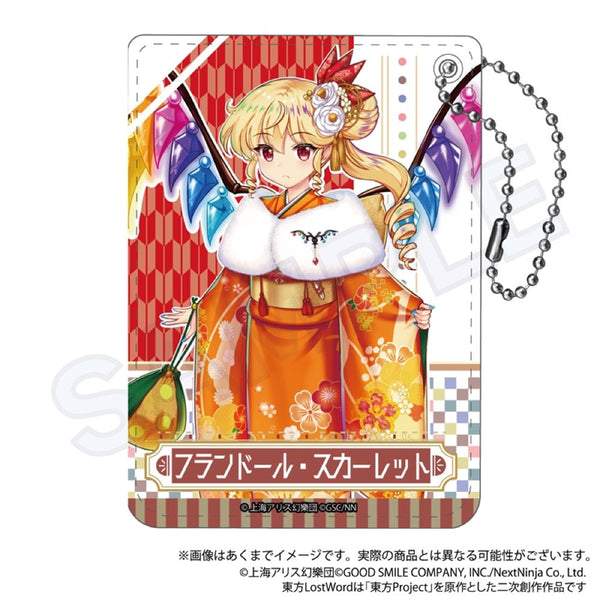 "Touhou Lost Word" PU Leather Pass Case: Flandre Scarlet, the Vampire Who Grants Wishes