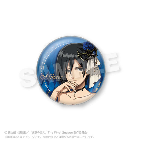 『進撃の巨人』トレーディング缶バッジ 仮面舞踏会Ver.【BOX】【202506再販】