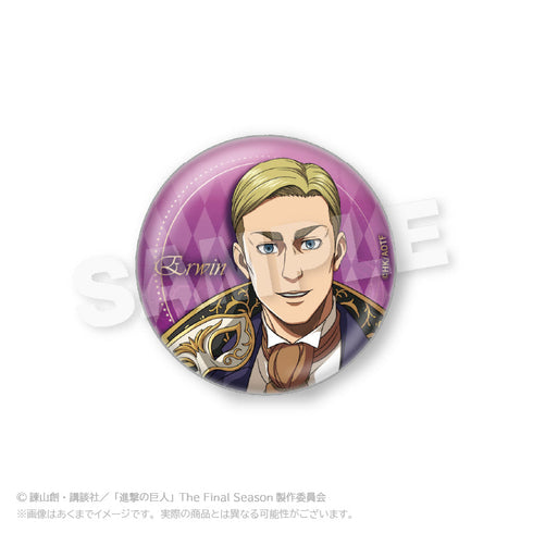 『進撃の巨人』トレーディング缶バッジ 仮面舞踏会Ver.【BOX】【202506再販】