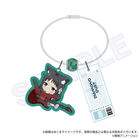 『ガールズバンドクライ』ワイヤーキーホルダー ネコミミVer. リン
