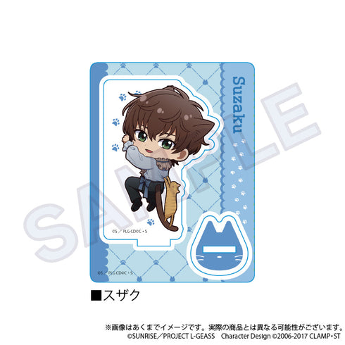 『コードギアス 反逆のルルーシュ』ミニキャラスタンド ひっつきにゃんVer. スザク