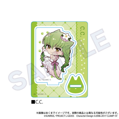 『コードギアス 反逆のルルーシュ』ミニキャラスタンド ひっつきにゃんVer. C.C.