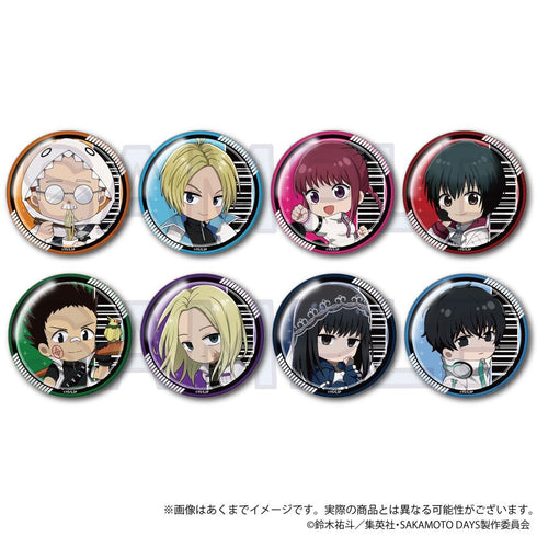 『SAKAMOTO DAYS』トレーディングミニキャラ缶バッジ ダウナーコーデVer.【BOX】【202504再販】