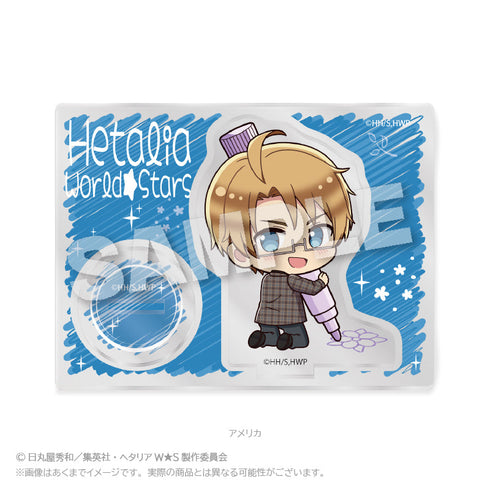 『ヘタリア World☆Stars』ミニキャラスタンド おえかきっちょVer. アメリカ