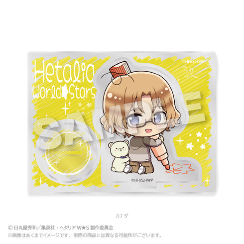 『ヘタリア World☆Stars』ミニキャラスタンド おえかきっちょVer. カナダ