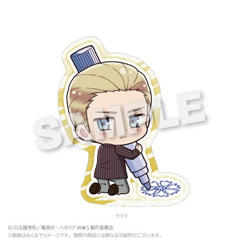 『ヘタリア World☆Stars』ミニキャラステッカー おえかきっちょVer. ドイツ