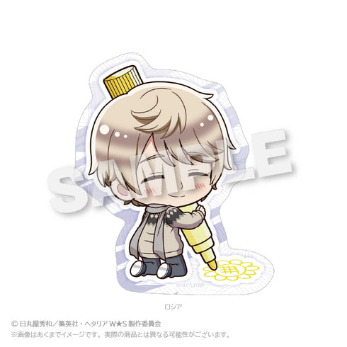 『ヘタリア World☆Stars』ミニキャラステッカー おえかきっちょVer. ロシア
