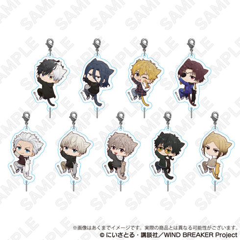 『WIND BREAKER』トレーディングつながるチャーム ひっつきにゃんVer.【BOX】