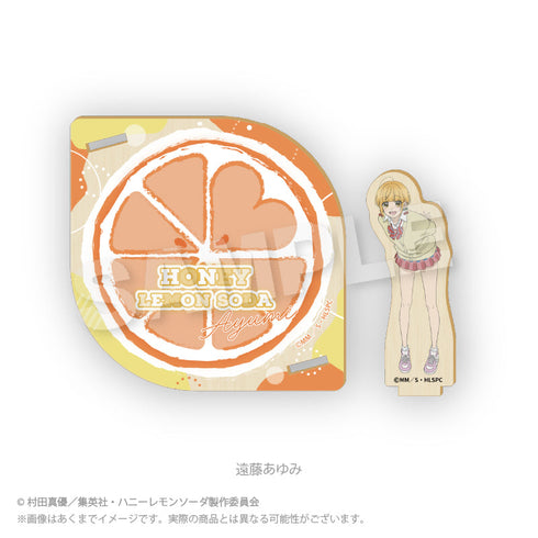 《蜂蜜柠檬苏打》木质立式杯垫 远藤步