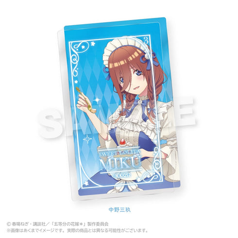 『五等分の花嫁*』アクリルブロック スイーツロリータVer. 中野三玖
