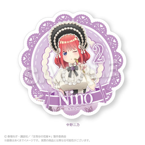 『五等分の花嫁*』ダイカットステッカー スイーツロリータVer. 中野二乃