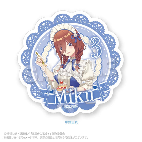 『五等分の花嫁*』ダイカットステッカー スイーツロリータVer. 中野三玖