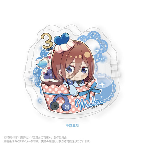 『五等分の花嫁*』アクリルブロック かっぷいん!Ver. 中野三玖