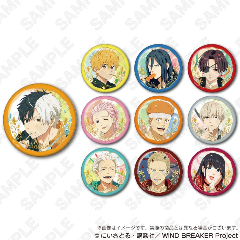 WIND BREAKER』トレーディング箔押し風缶バッジ お誕生日