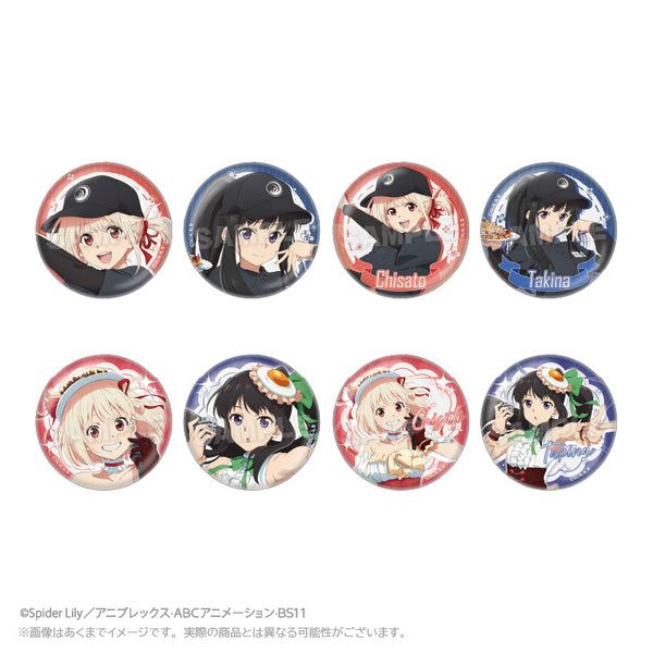 『お好み焼き ゆかり×リコリス・リコイル』トレーディング缶バッジ【BOX】