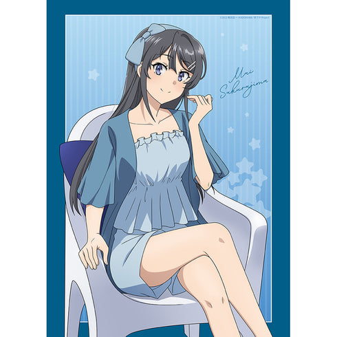 《青春猪男不会梦见书包女孩》全新绘制B2挂毯(樱岛麻衣/家居服)双面麂皮【202610再版】