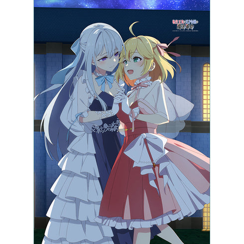 『転生王女と天才令嬢の魔法革命』描き下ろしB1タペストリー アニスフィア&ユフィリア/舞踏会 Wスエード