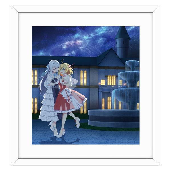 『転生王女と天才令嬢の魔法革命』描き下ろし複製原画 アニスフィア&ユフィリア/舞踏会