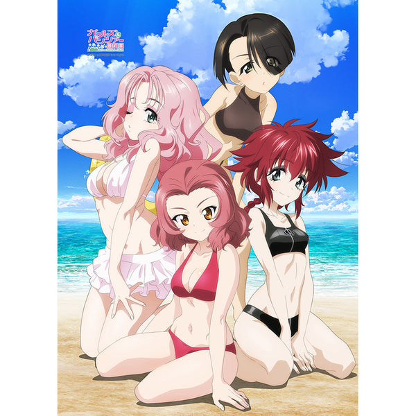 『ガールズ&パンツァー 最終章』B2タペストリー(ローズヒップ&クランベリー&バニラ&ピーチ/水着)