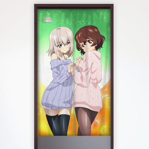 『ガールズ&パンツァー 最終章』のれん(逸見エリカ&赤星小梅)