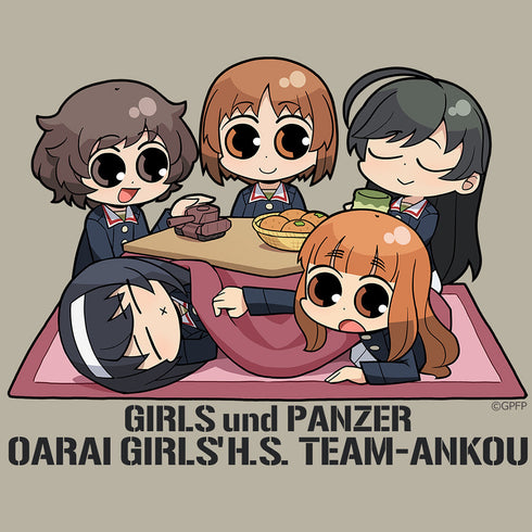 『ガールズ&パンツァー 最終章』Tシャツ(あんこうチーム/こたつ)
