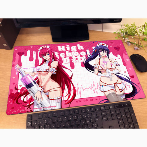 『ハイスクールD×D HERO』描き下ろしラバーマット(リアス・グレモリー&姫島朱乃/白ナース)【202607再販】