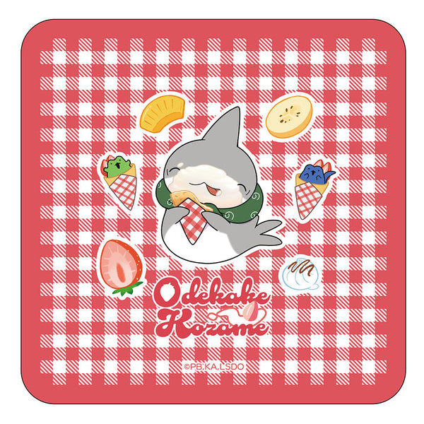 『おでかけ子ザメ』描き下ろしハンドタオル(クレープ)