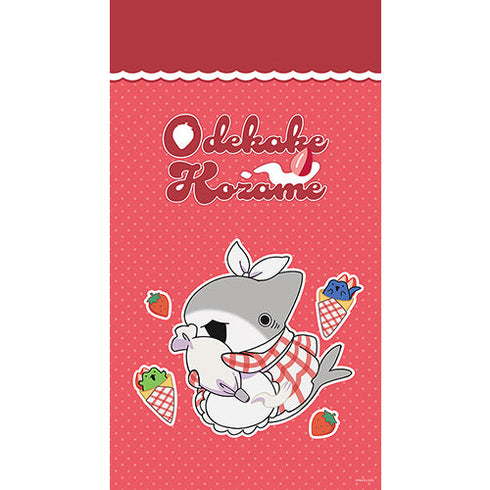 『おでかけ子ザメ』描き下ろしのれん(クレープ)